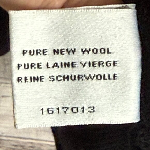 I Levrieri Merino Wool Sweater Mens Large Black Hiking Outdoors Made in Italy - Picture 5 of 8